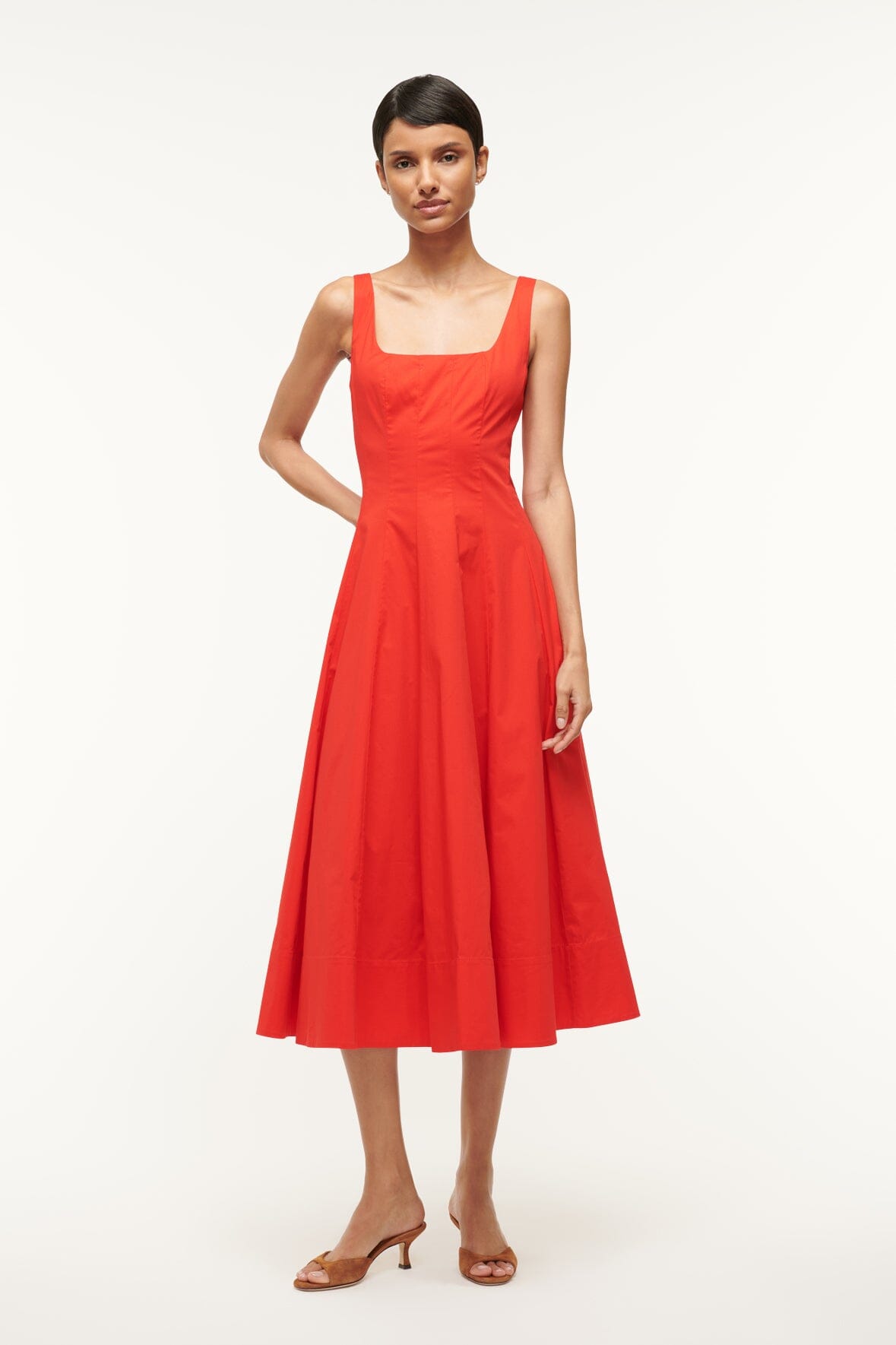 WELLS DRESS | RED ROSE