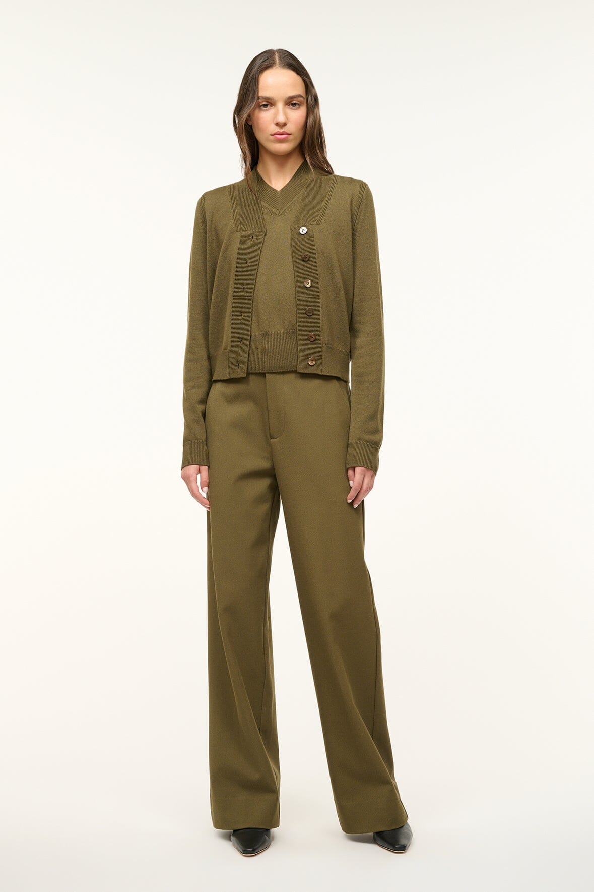 BAXTER CARDIGAN | SERGEANT GREEN