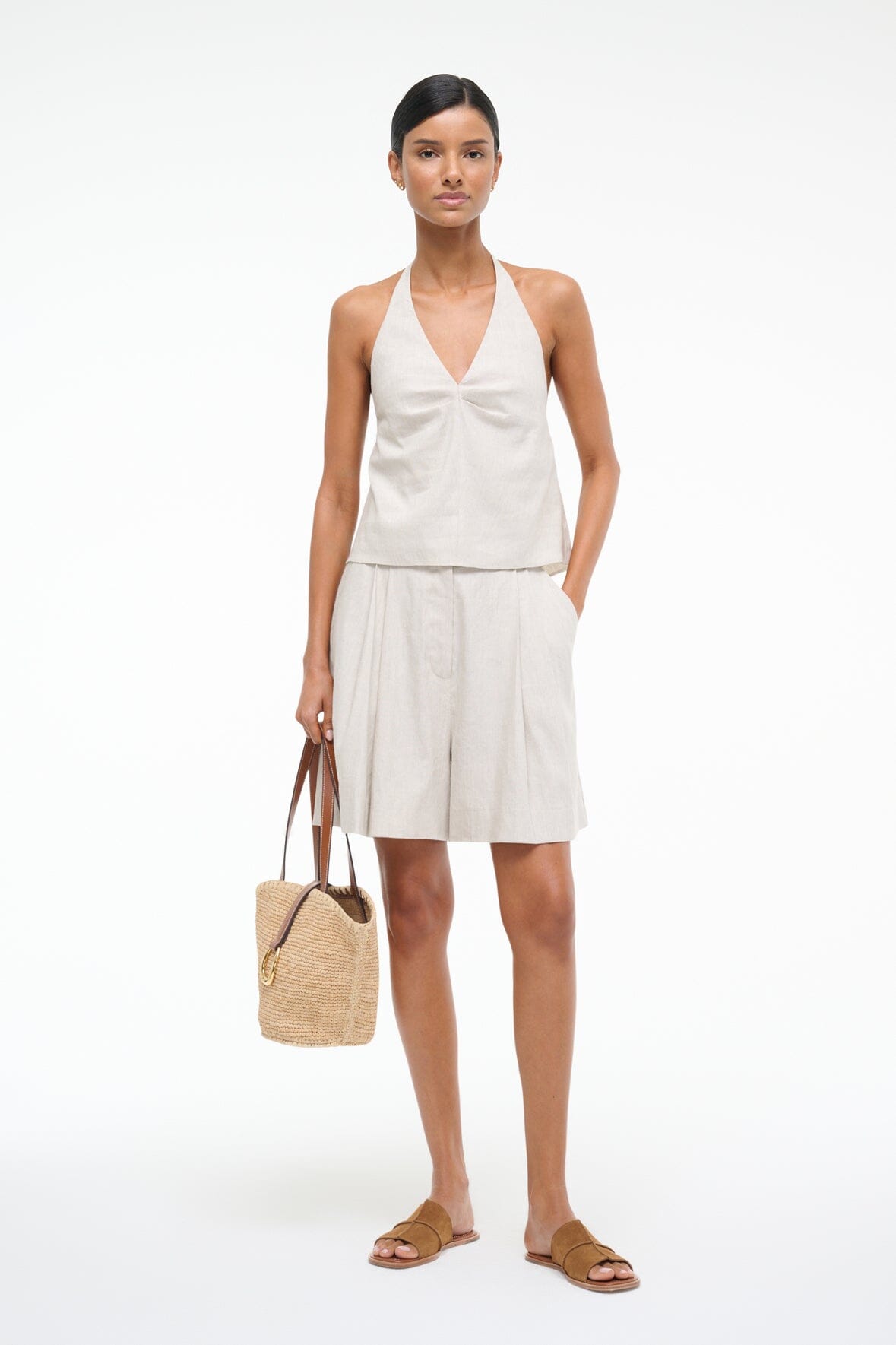 CRUZ LINEN SHORT | NATURAL