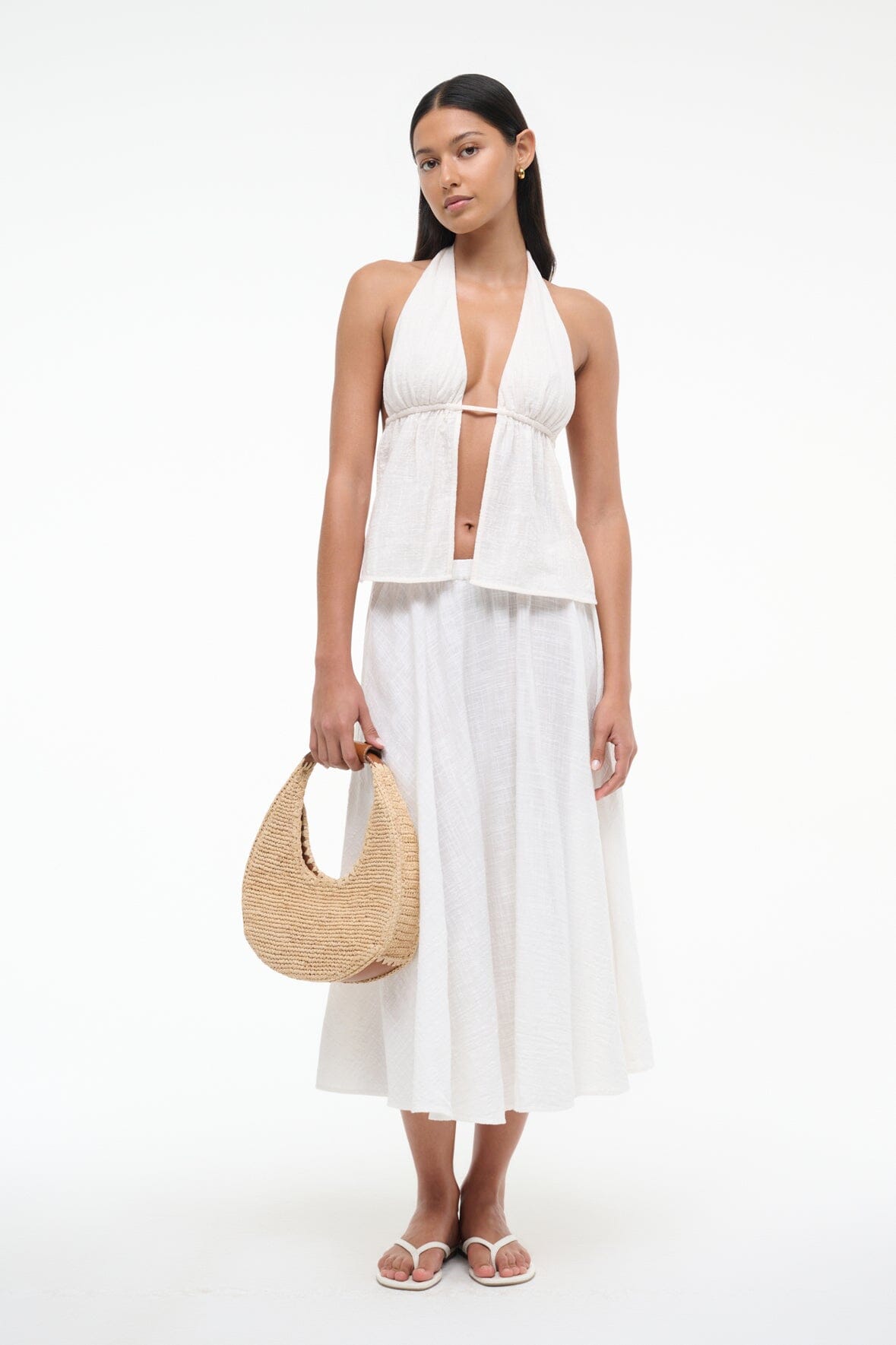 FLORES COVERUP TOP | BUTTERCREAM