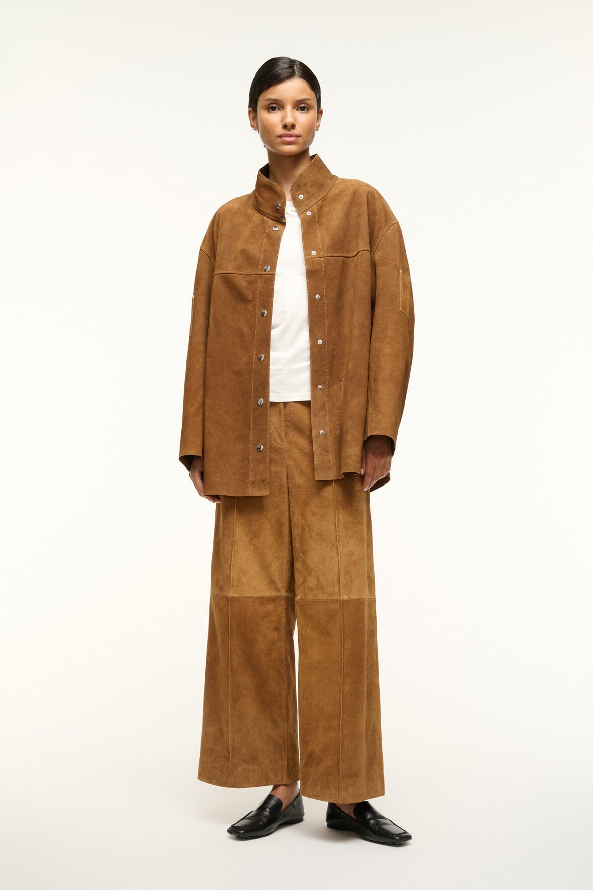 FOUNDATION JACKET | TAN SUEDE