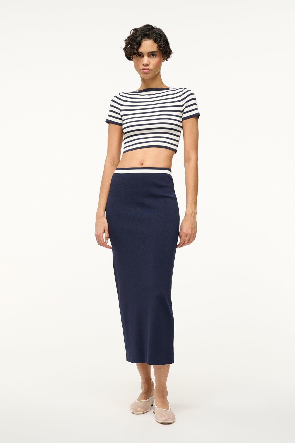 GUARD TOP | NAVY WHITE