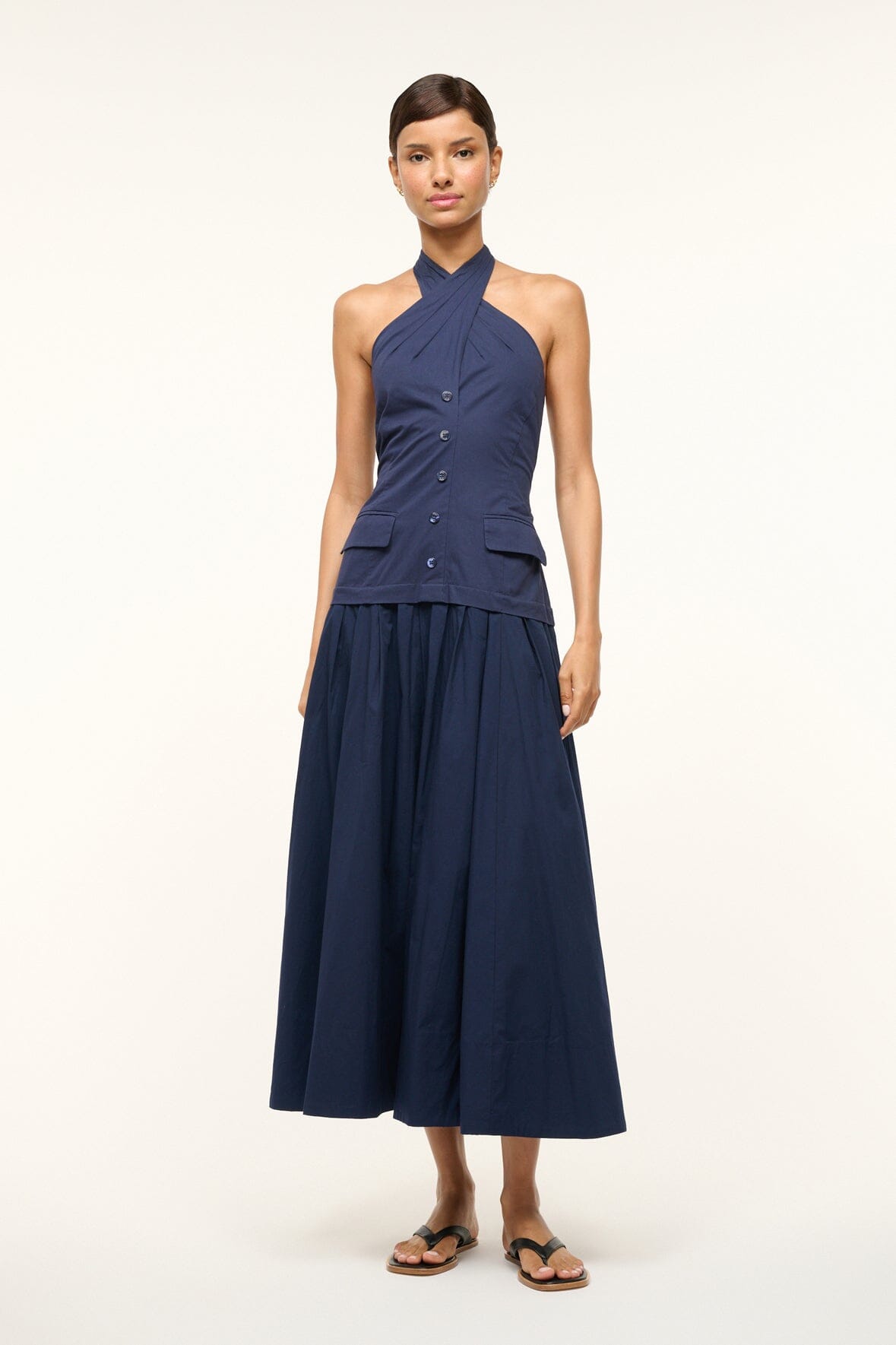 HARRINGTON DRESS | NAVY