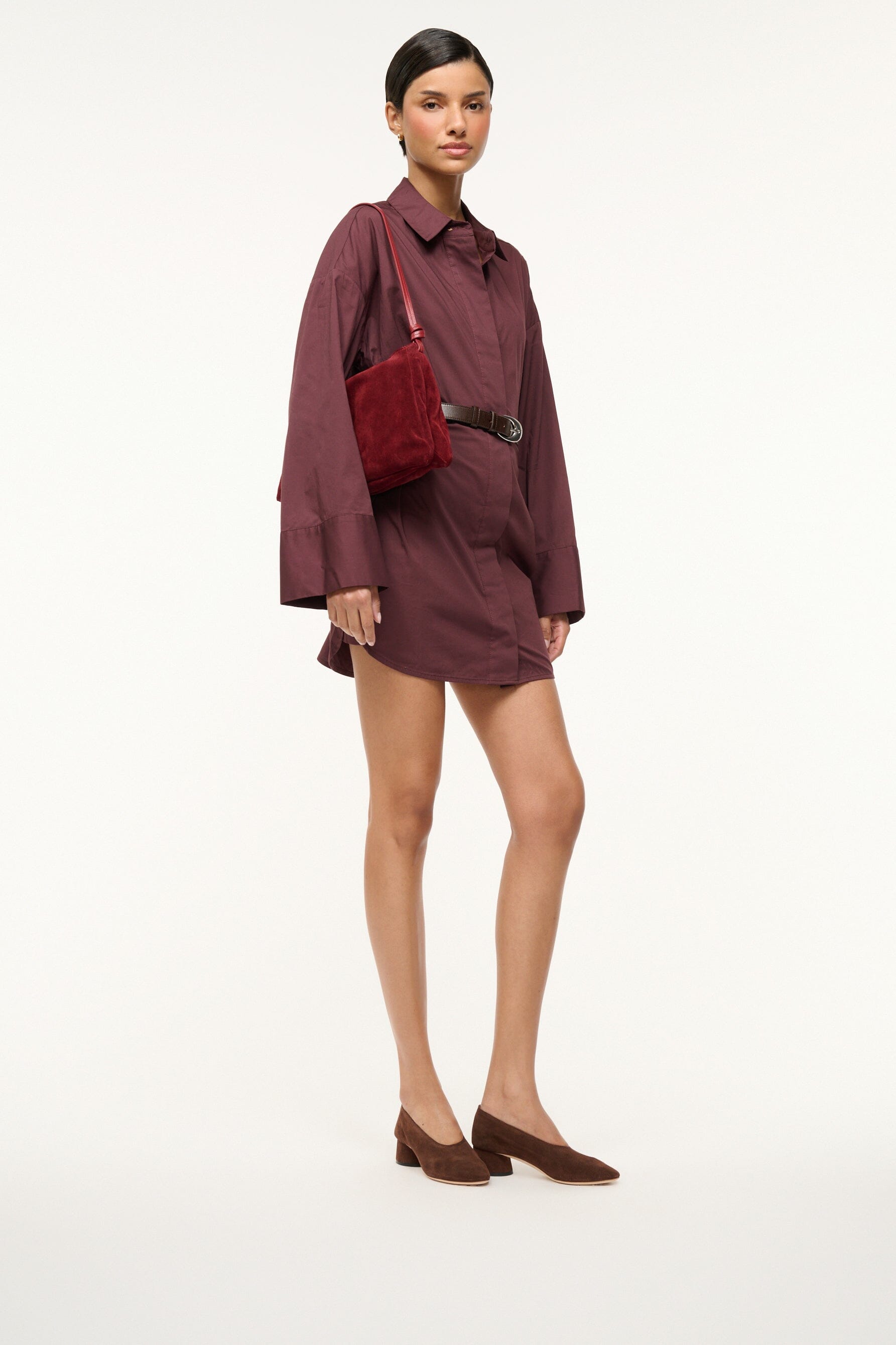 ALBA PUMP | MAHOGANY SUEDE