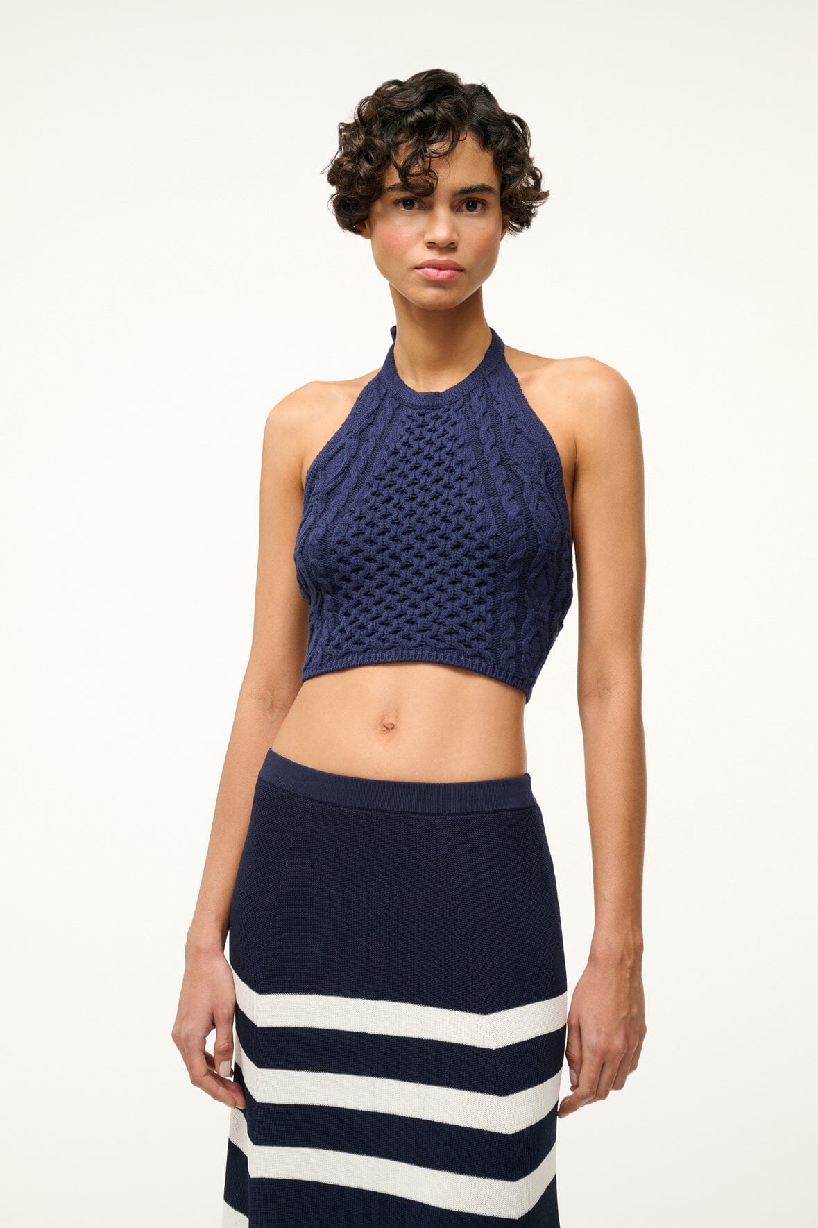 LORI TOP | NAVY