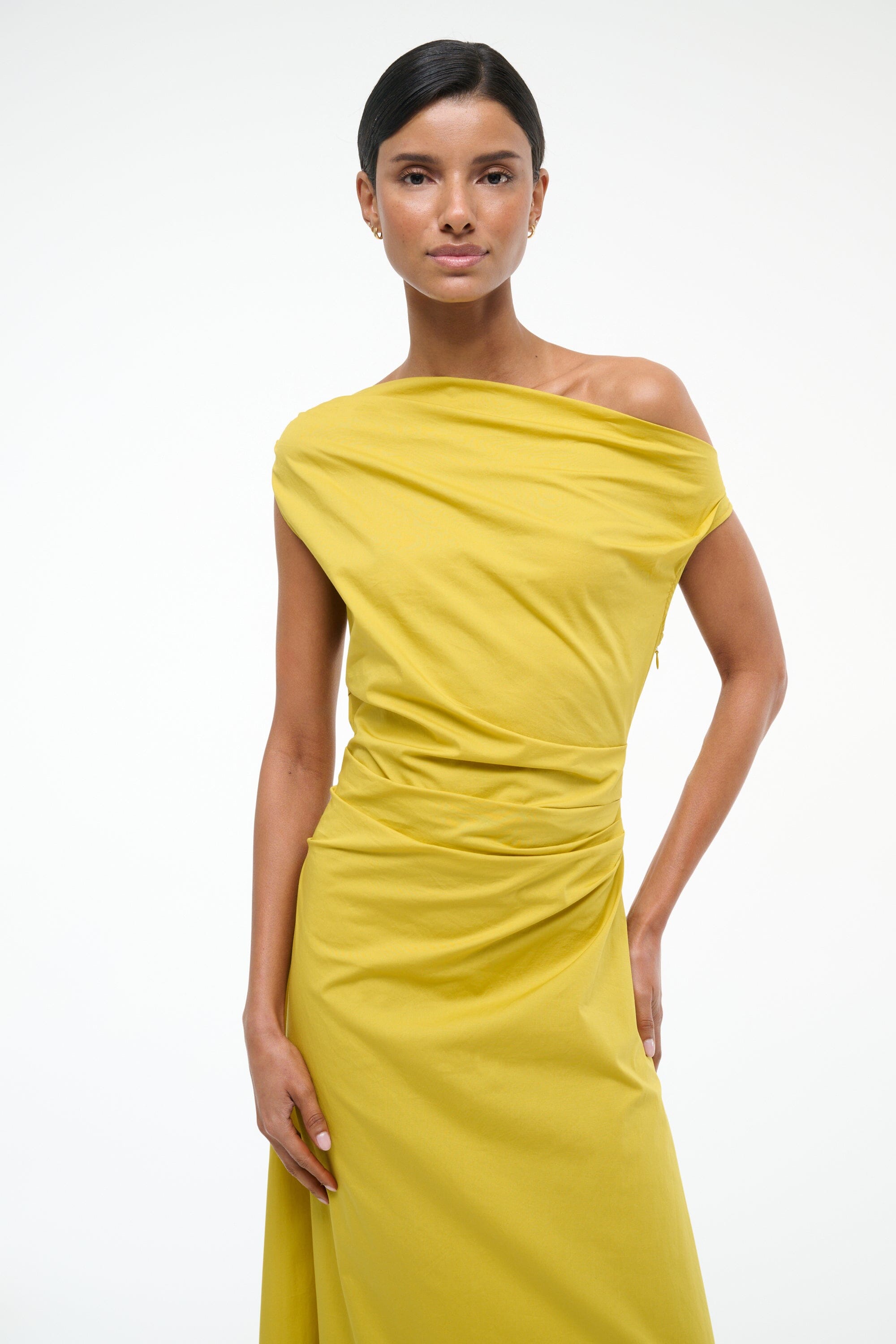 MAXI PHARE DRESS | CHARTREUSE