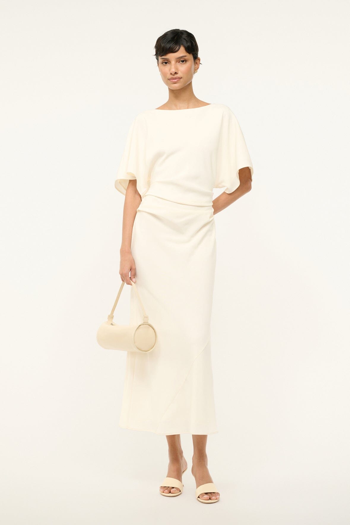 AMELIE MIDI DRESS | IVORY
