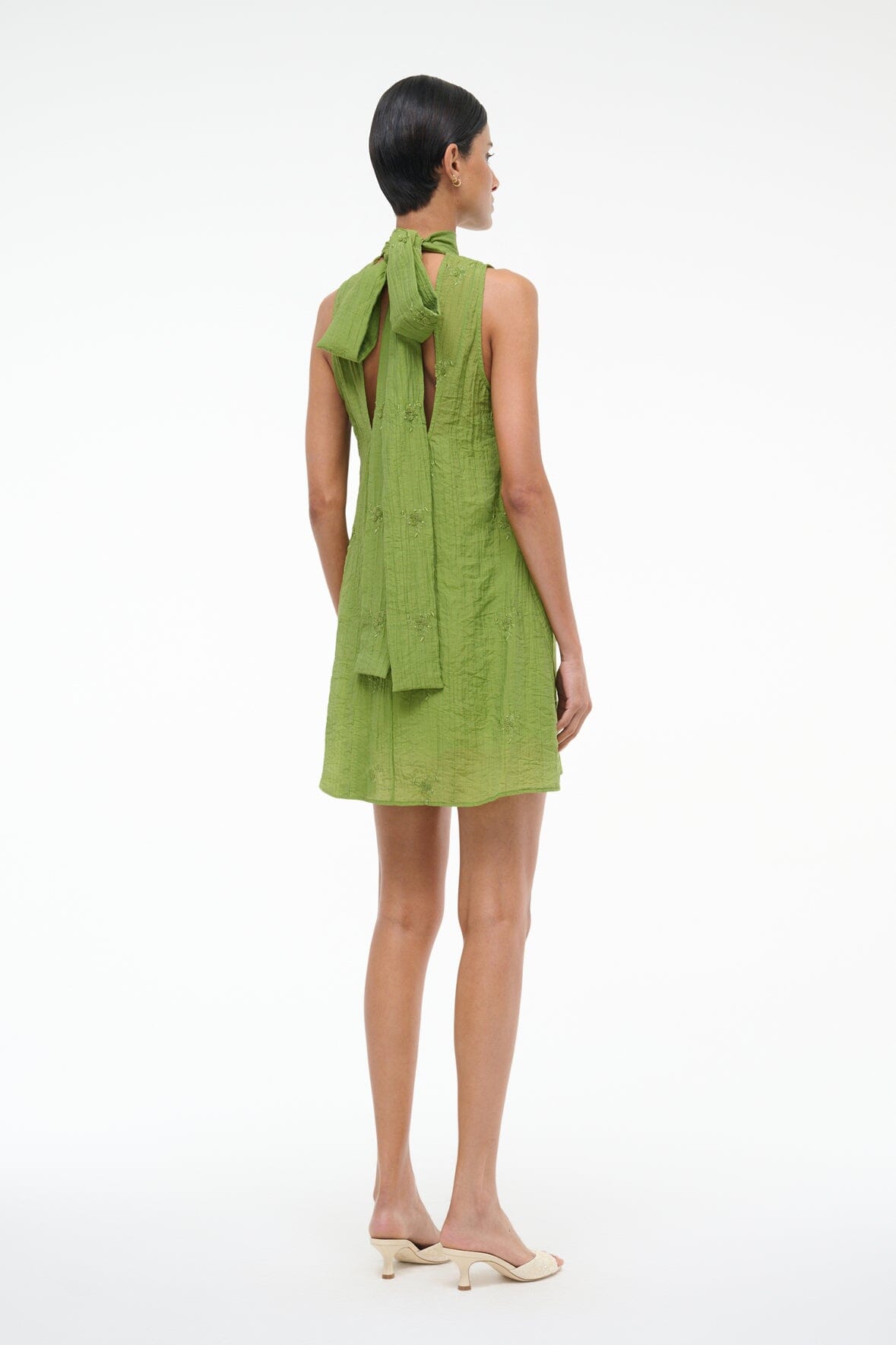 ADDY MINI DRESS | GARDEN GREEN