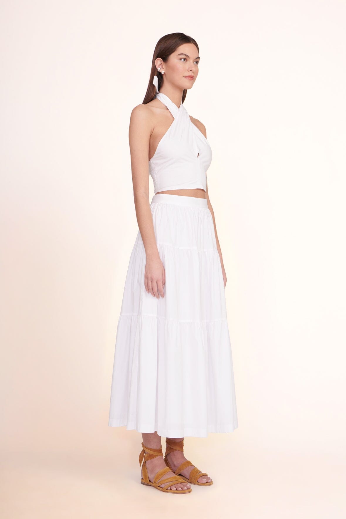 SMOCKED KAI TOP | WHITE