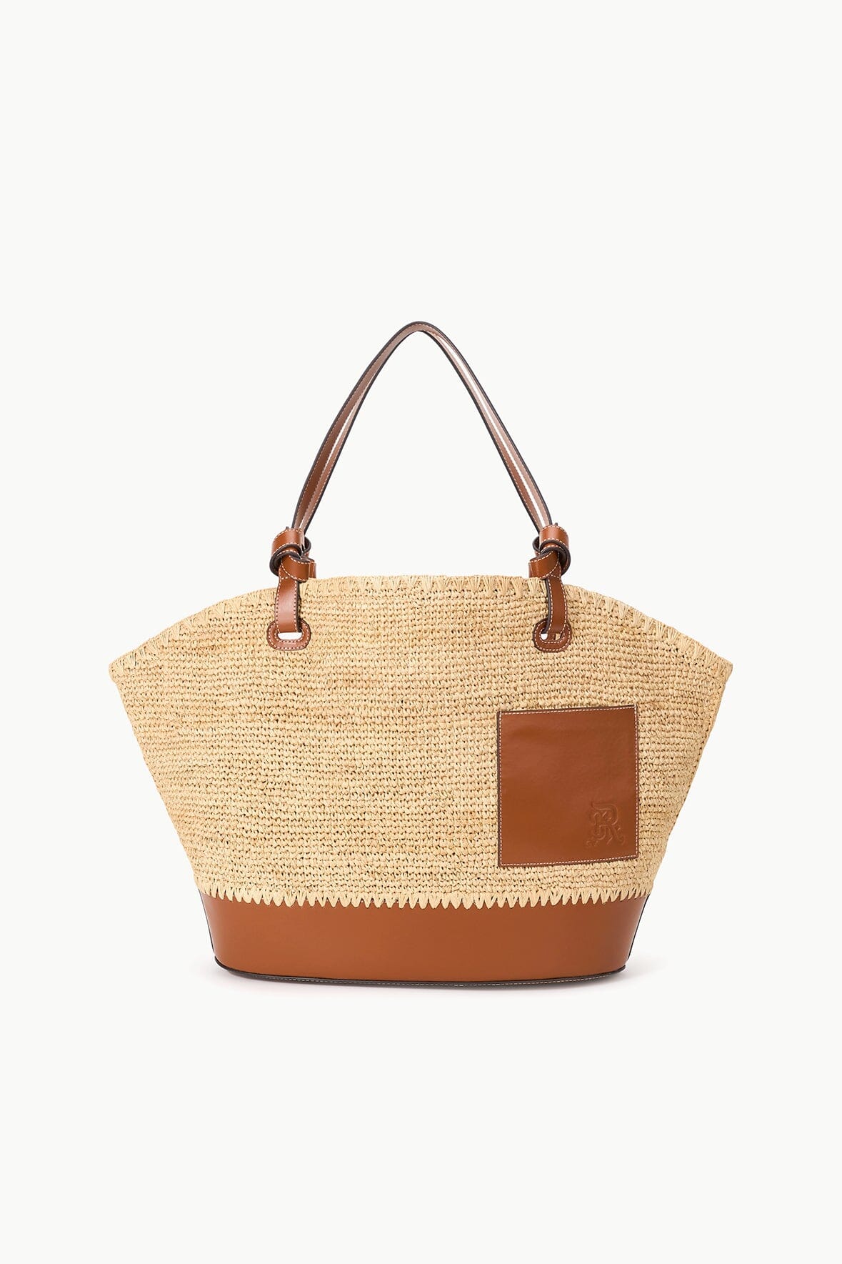 ST. REGIS SQUILLO RAFFIA TOTE | NATURAL TAN