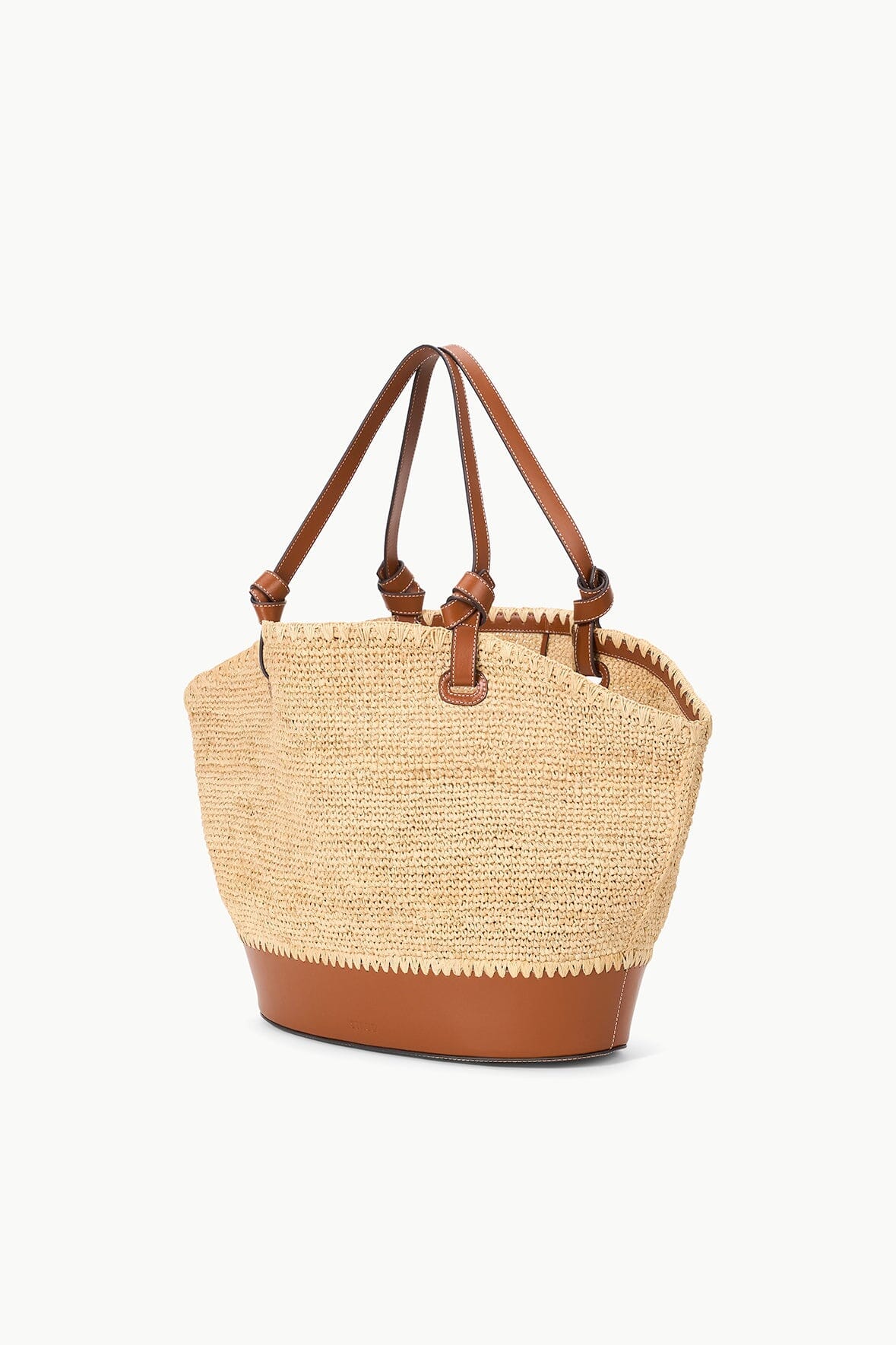 ST. REGIS SQUILLO RAFFIA TOTE | NATURAL TAN