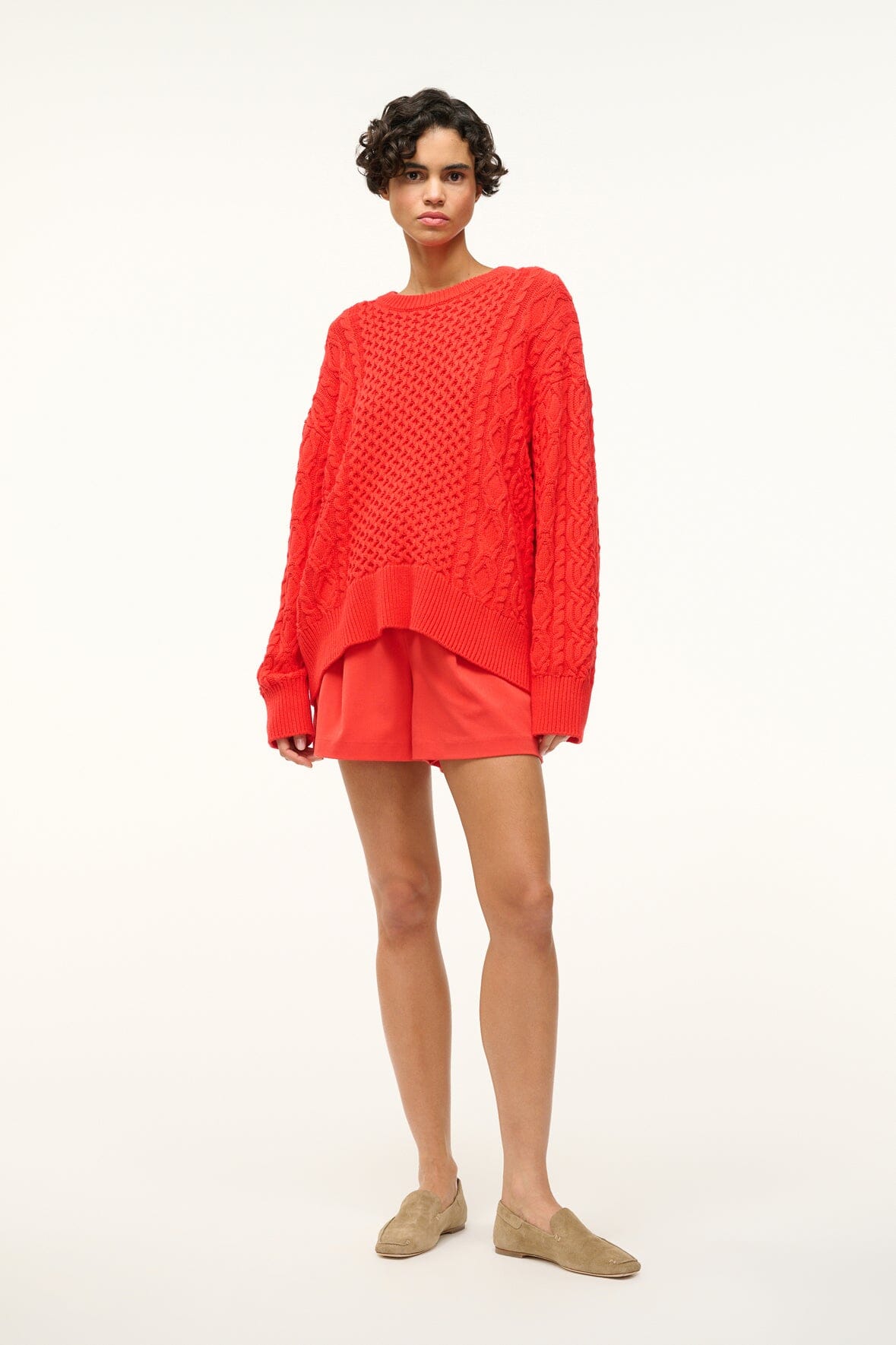 TRACY SWEATER | RED ROSE
